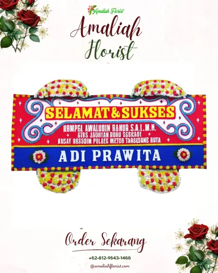 Papan Bunga Ucapan Selamat Cicangkanggirang